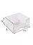 Подставка прозрачная для бумажного блока 90*90*45мм — 254209 — 2
