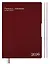 Ежедневник дат. 2026г. А4 120л "Шеврет глосс" бордовый, кожзам, мягк. переплет, тисн. фольгой, офсет, закругл.углы, справ.мат-лы, 2 ляссе, инд.уп, Escalada — 3116475 — 2
