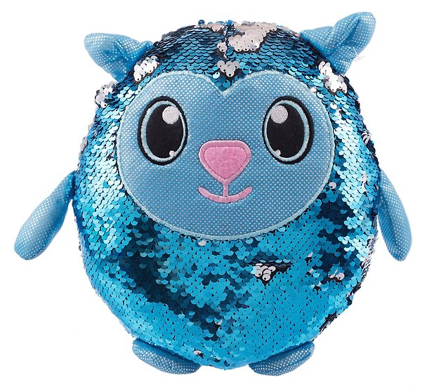 Игрушка мягкая «Кот в пайетках», 25 см 2688626 — 1