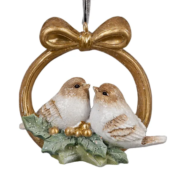 Новогоднее подвесное украшение ErichKrause Decor Симфония любви (пластик) (7см) (66171) 3177039 — 1
