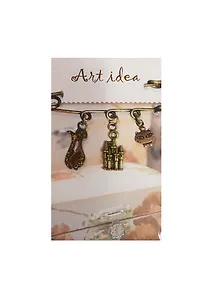 Заготовка для декора Art idea Кулон "Замок" метал. 2см QA-6262"