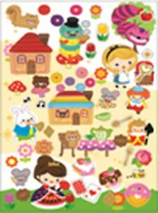 Зефирные наклейки Алиса (TMS003) (Липуня)