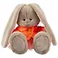 Мягкая игрушка Зайка Ми в оранжевой куртке и юбке (18 см) (SidS-240) — 2654040 — 1