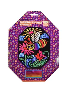 Волш. картинка из фольги (FD080037) (C27209) (19х26см) (6 дизайн.) (Fancy Creative) (набор д/творчества) (3+) (упаковка)