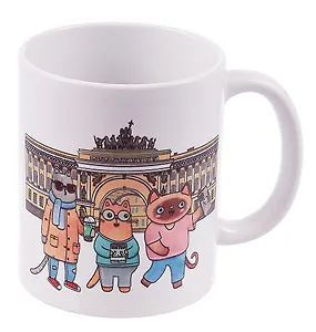 Кружка СПб Любимый Петербург Фото на память Арка Главного штаба (керамика) (330мл) (К2025-117)