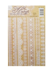 Набор декоративной клейкой ленты Кружево (1009704) (12,5х21см) (Арт Узор) (упаковка)