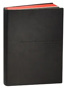 Ежедневник недат. А5 160л "Виннер" черный, кожзам, мягк. переплет, тонир.блок, тонир.срез, ляссе, Escalada