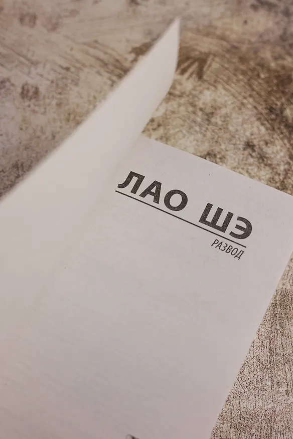 Книга Развод (Лао Шэ) — 9