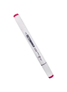 Маркер двухсторонний Вишня, спирт.основа, цв.R20, Sketchmarker