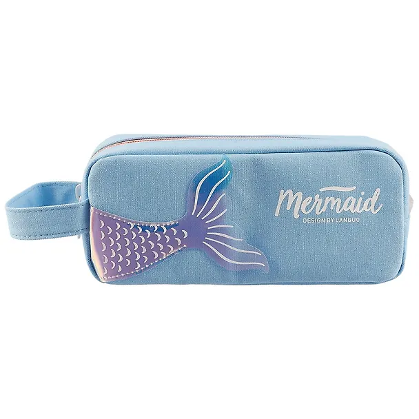 Косметичка на молнии Mermaid хвост русалки (ПВХ) (20х8) (LG-11165) 2687679 — 4