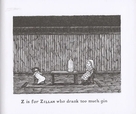 Книга Gashlycrumb Tinies (Edward Gorey) — 3
