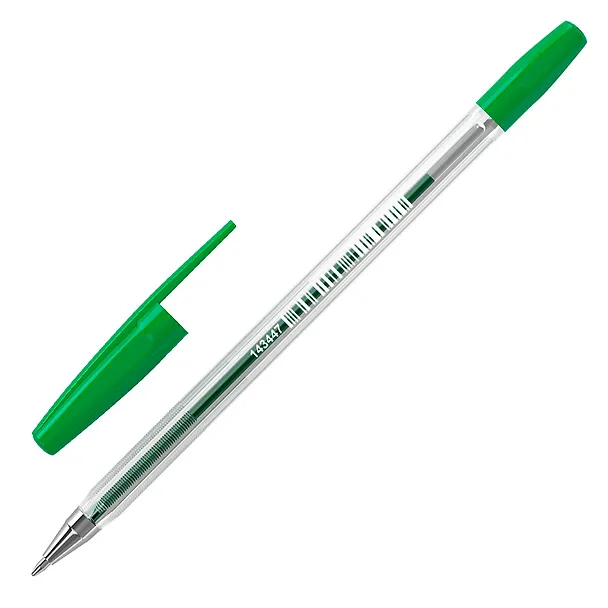 Шариковая ручка зелёная 0,7 мм, M-500 Classic, Brauberg 2937277 — 4