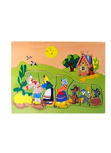 Репка (D108) (развивающая деревянная игра)