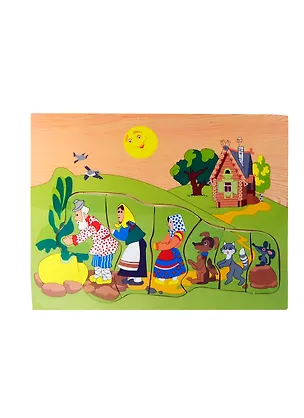 Репка (D108) (развивающая деревянная игра) 2393673