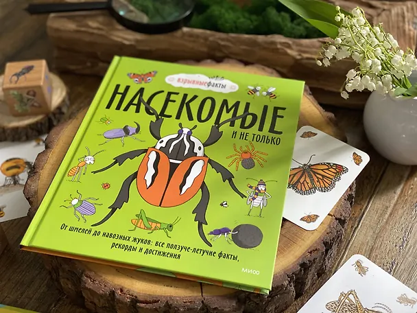Книга Насекомые и не только. От шмелей до навозных жуков: все ползуче-летучие факты, рекорды и достижения (Нудл Фьюэл) — 13