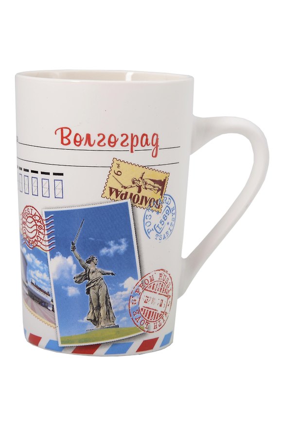Кружка фарфор матовая Волгоград, марки (350мл) (065-4-80ST-CL) 3128825 — 1
