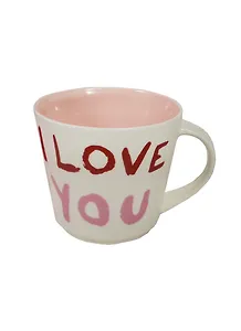 Кружка I Love You розовая в подарочной упаковке (300мл) (203-232)