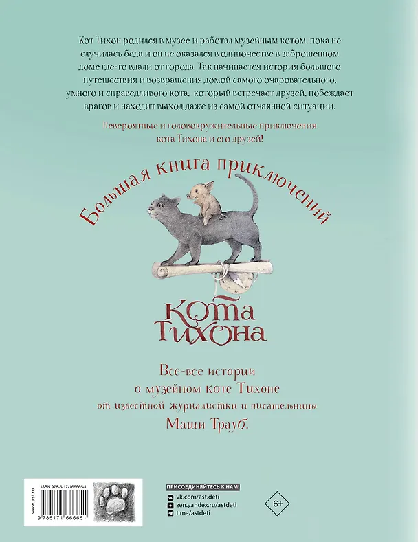 Книга Большая книга приключений кота Тихона (Маша Трауб) — 2