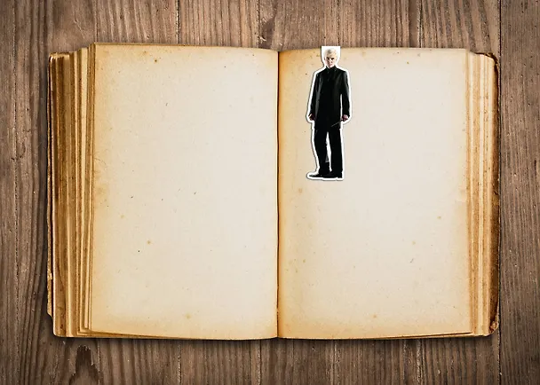 Фигурная закладка для книг «Гарри Поттер. Драко Малфой», 4 х 13 см 2609213 — 2