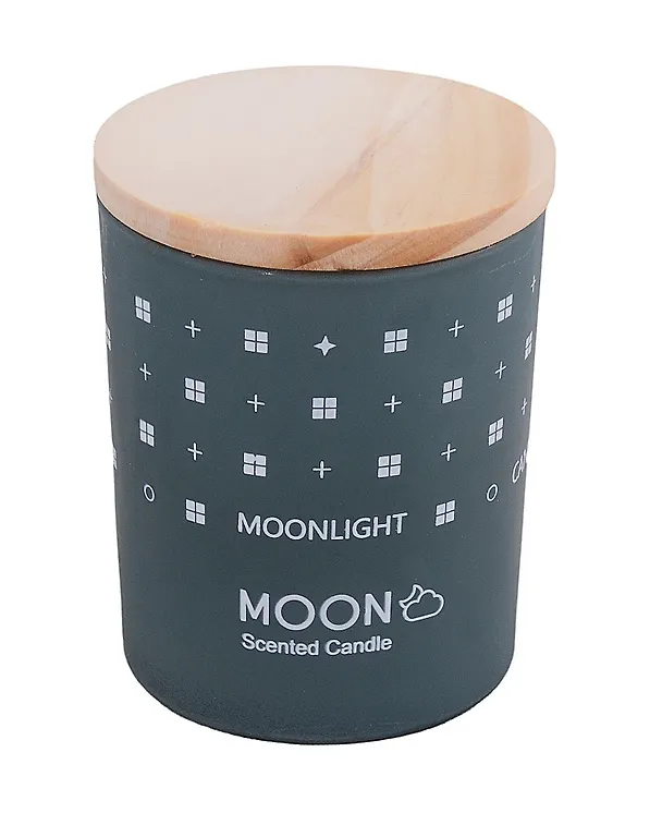 Свеча ароматическая с деревянной крышкой Moon (8х6) 2994381 — 2