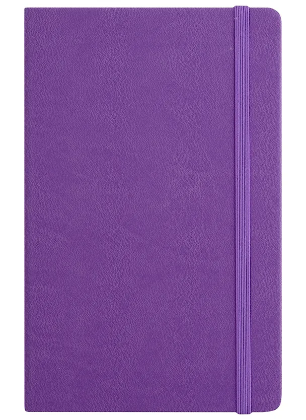 Книга для записей А5 96л кл. "Joy Book. Фиалковые сны" иск.кожа, тонир.блок, скругл.углы, ляссе, резинка, карман на задн.форзаце 2990277 — 2