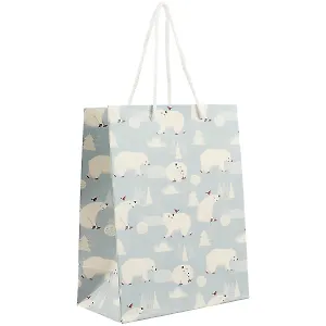 Подарочный пакет «Белые медведи», А5