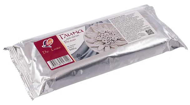 Глина для лепки 500г "Люкс" белая, Луч 3129418 — 2