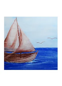 Салфетки бумажные Парусник (670582) (33х33см) (набор/20шт.) (Страна Карнавалия) (упаковка)