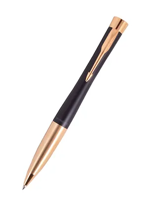 Ручка шариковая Parker, Urban Twist Black GT, подарочная синяя 260499