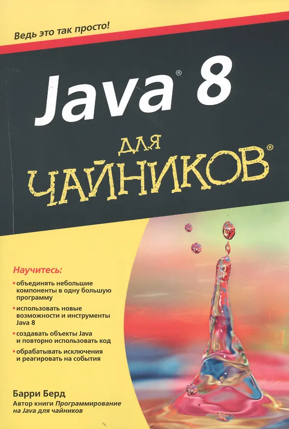 Книга Java 8 для чайников (Барри Берд) — 1