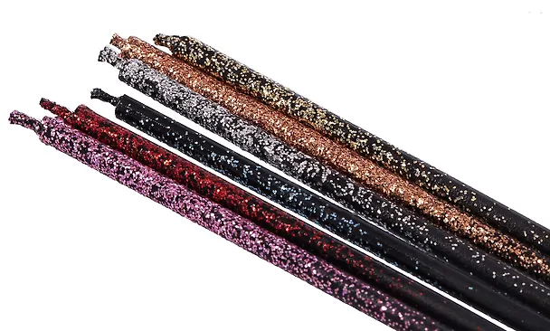 Набор свечей для торта Black Mix (разноцветные) (6шт) (15см) (12-7color-candle_23) 3106247 — 3