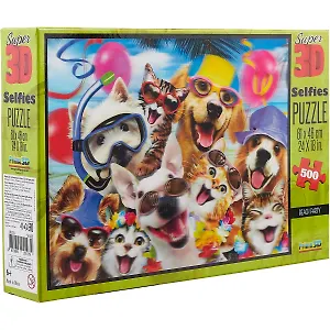 3D пазл «Super Kids Пляжная селфи-вечеринка» 500 деталей, Prime 3D