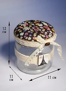 Шкатулка  Прованс Баночка (11х11х12) (222-059)