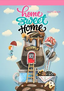 Блокнот. Home sweet home! Chocol te (А5 альбомный формат)