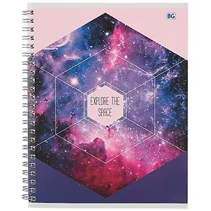 Тетрадь в клетку BG, My space, 80 листов, двойная обложка, в ассортименте 253619