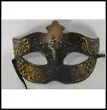 Карнавальная маска "Незнакомка" (22536) (с атласной лентой) (Феникс-Презент)