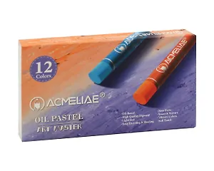 Пастель масляная 12цв 6,9мм, к/к, ACMELIAE
