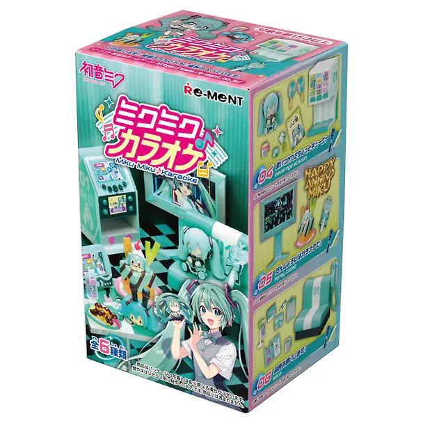 Набор миниатюр Re-ment Хацуне Мику HATSUNE MIKU Karaoke, в ассортименте (69611) 3130673 — 9