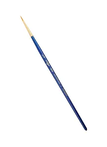 Кисть художественная Галерея, синтетика, круглая, короткая ручка №2/0, Гамма