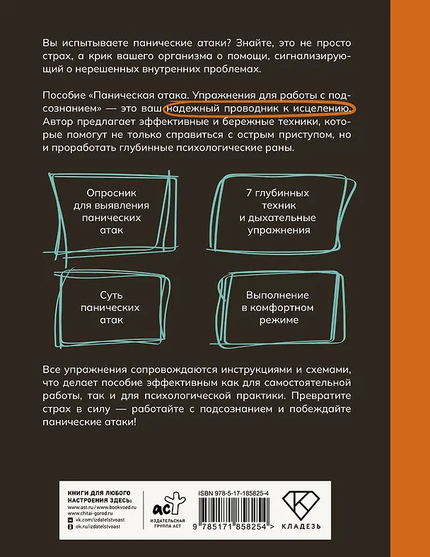 Книга Паническая атака. Упражнения для работы с подсознанием (Юлия Орли) — 2