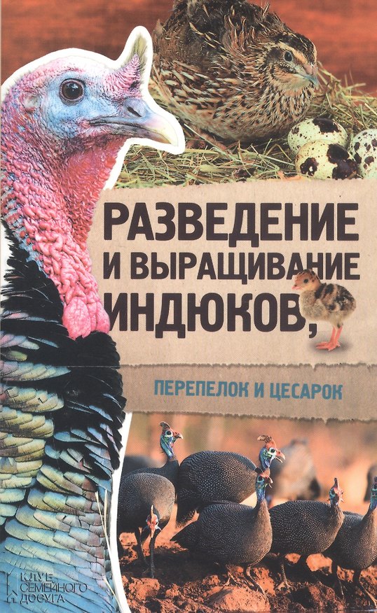 Книга Разведение и выращивание индюков, перепелок и цесарок () — 1
