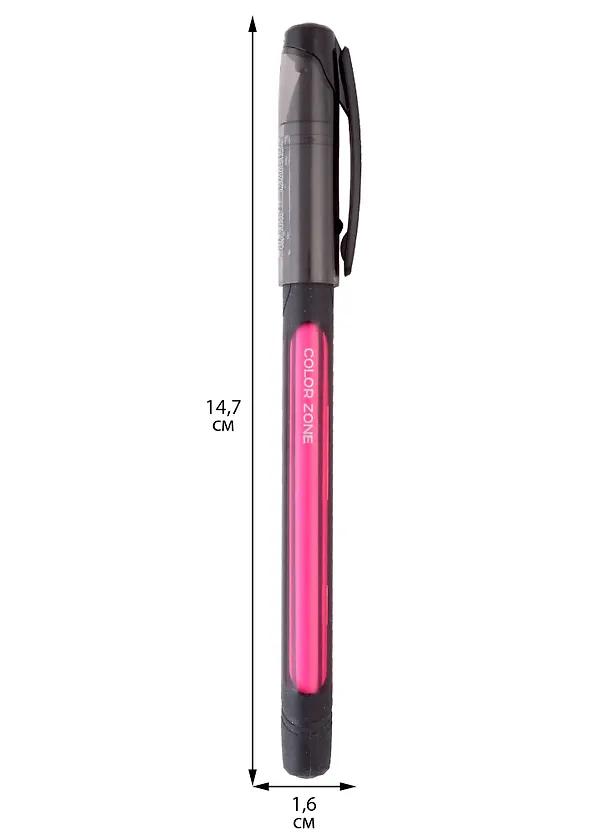 Шариковая ручка синяя 0,7 мм, Color Zone stick, Berlingo, в ассортименте 2972279 — 5