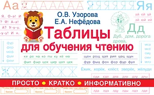 Таблицы для обучения чтению