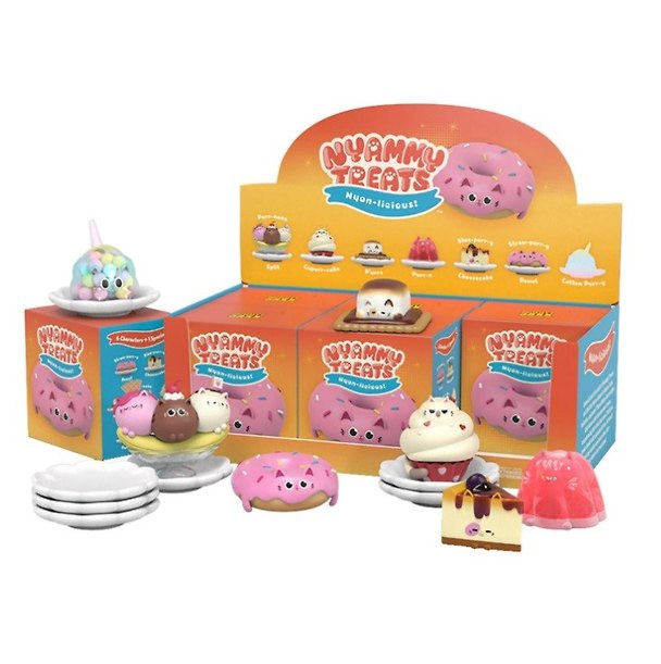 Фигурка коллекционная Mighty Jaxx  Nyan-licious! by Nyammy Treats (12х8х8), в непрозрачной Сюрприз-коробке 3128932 — 1