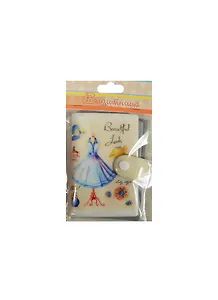 Визитница Маленькое голубое платье пластик (37744) (14х10,2)