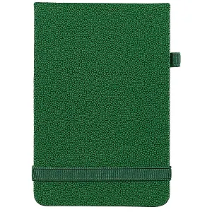 Репортёрская записная книжка Escalada «Шагрень», 60 листов, зелёная, А6