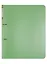 Папка 2кольца A4 "Gems" зеленый, пластик 0,7мм, торц.карман — 247901 — 1
