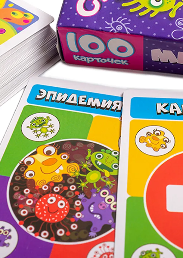 Игра настольная Дрофа - Медиа Карточные игры. Микробусы 2779445 — 2