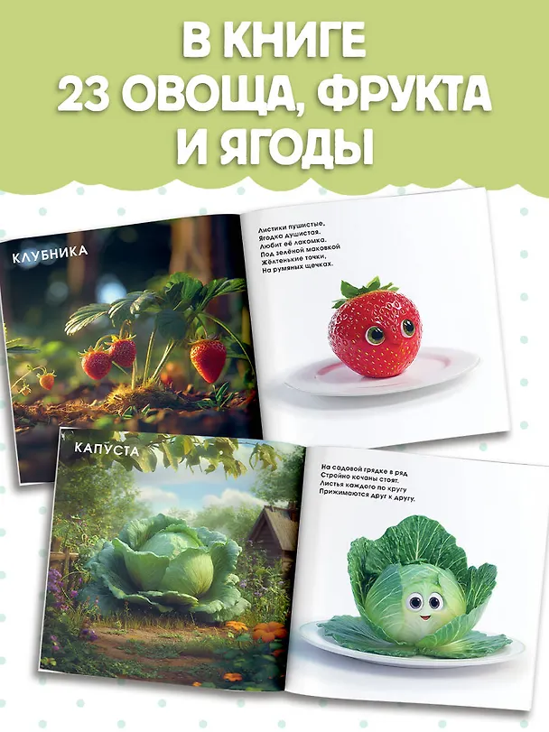 Книга Милые овощи и фрукты. Первая книжка малыша () — 5