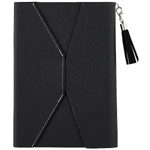 Ежедневник недатированный "Наппа", А5, 120 листов, черный